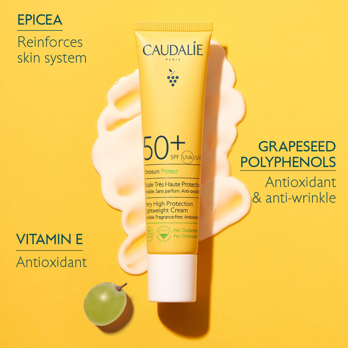 CAUDALIE Vinosun Fluide Très Haute Protection SPF50+ 40 ml