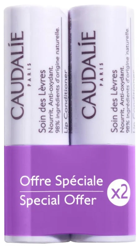 CAUDALIE Vinotherapist Lip Care Pack - 2 x 4.5g - Special Offer