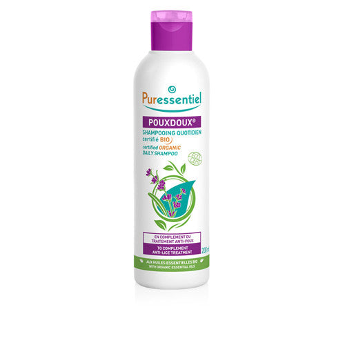 Shampoing anti-poux quotidien bio PURESSENTIEL - 200 ml