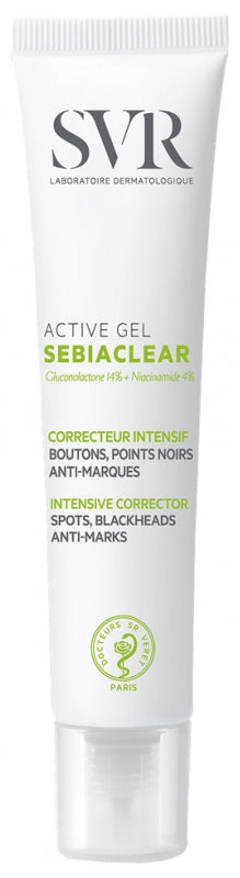 SVR Sebiaclear Active Gel Gel Correcteur Intensif 40 ml