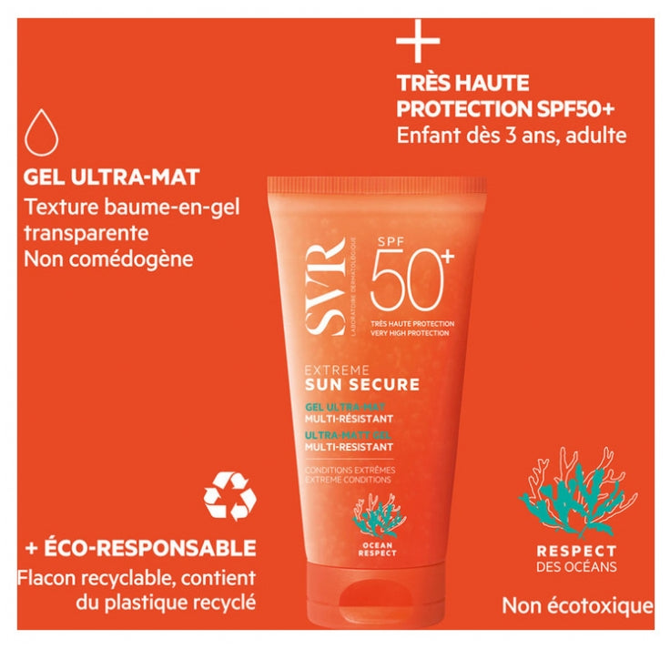 SVR Sun Secure Extreme Gel Ultra-Mat SPF50+ 50 ml