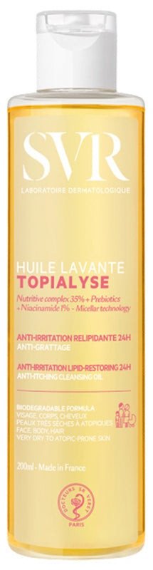 SVR Topialyse Huile Micellaire Démaquillante 200 ml