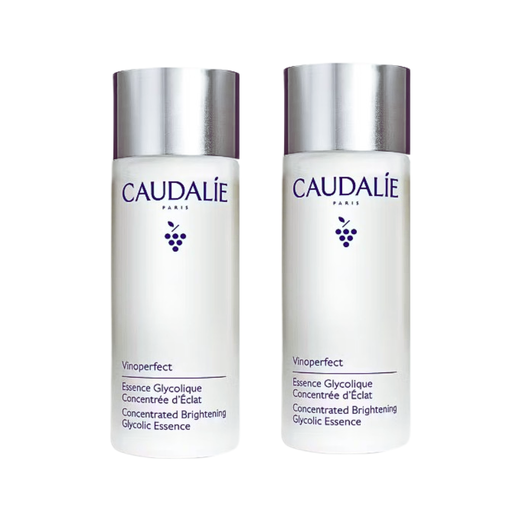 CAUDALIE Vinoperfect Concentrated Brightening Glycolic Essence DUO Pack (100ml x 2) - ClairSkincare