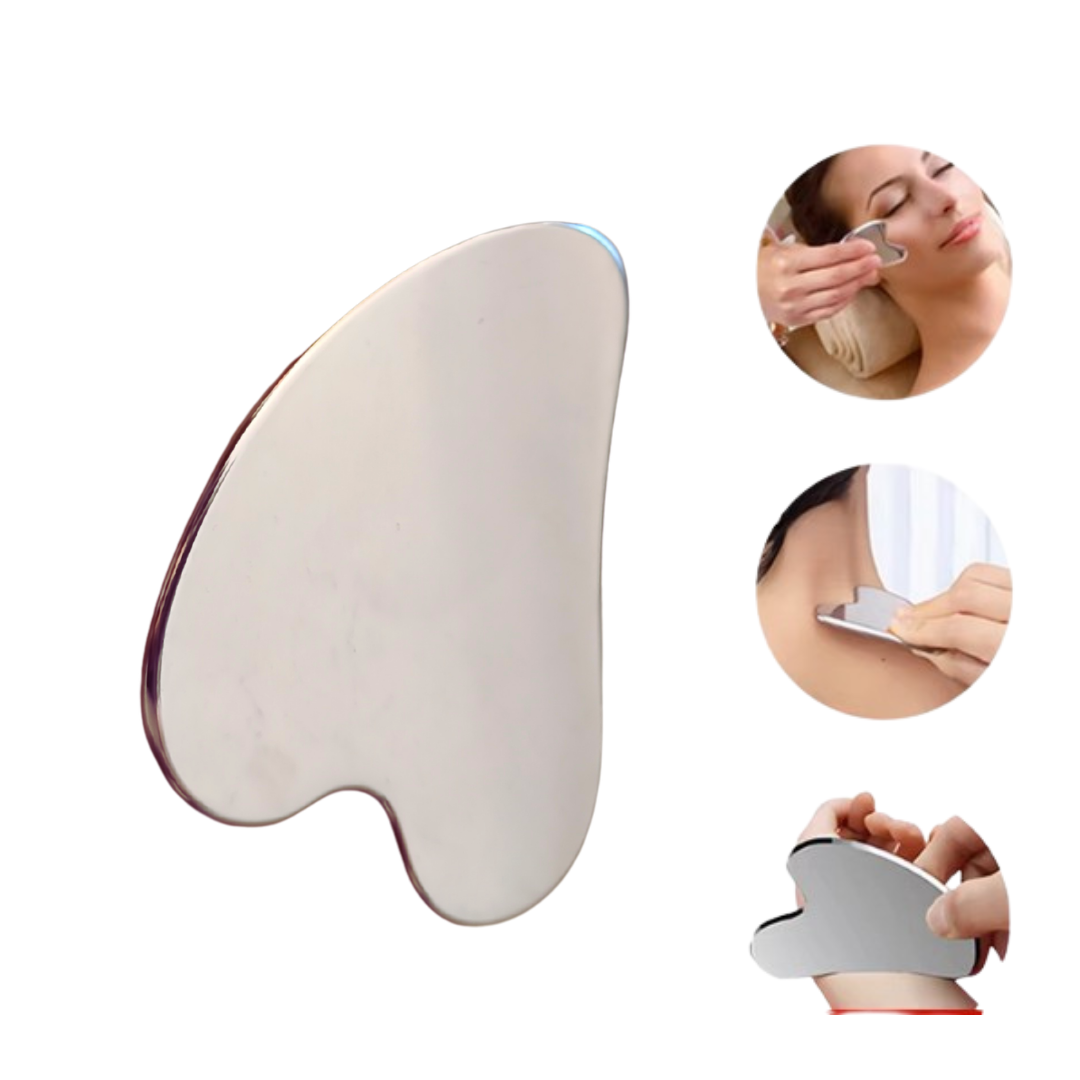 Stainless Steel Gua Sha Tool – Sculpt, Lift & Revitalize Your Skin