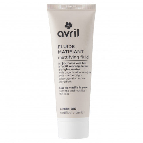 Mattifying Fluid with Organic Aloe Vera Juice - 50ml