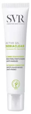 SVR Sebiaclear Active Gel Gel Correcteur Intensif 40 ml