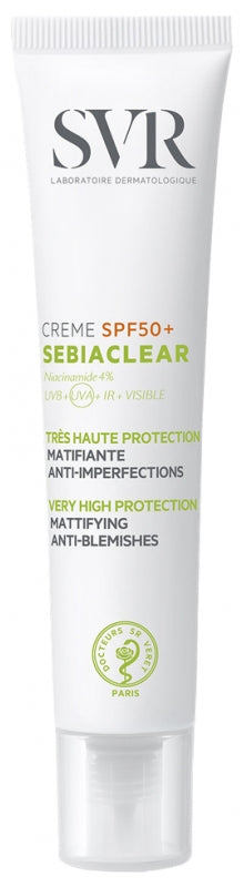 SVR Sebiaclear Crème Matifiante Anti-Imperfections SPF50+ 40 ml