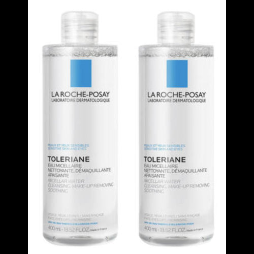 LA ROCHE POSAY TOLERIANE Micellar Water for Sensitive Skin - Pack of 2x400ml