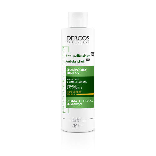 VICHY DERCOS Anti-Dandruff DS Shampoo for Dry Hair - 200ml